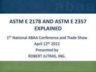 ASTM 2178 and 2357 Explained