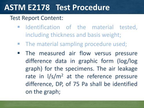 ASTM 2178 and 2357 Explained