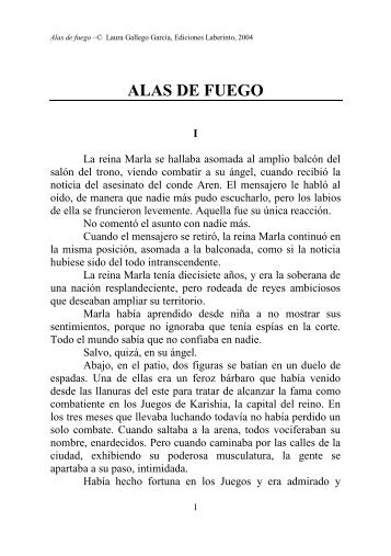 ALAS DE FUEGO - Laura Gallego