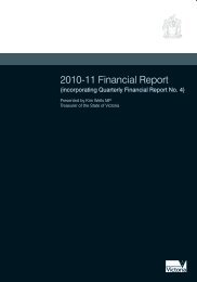 2010-11 Annual Financial Report - Department of Treasury and ...