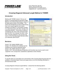 Crossing Diagonal Check - Power Line Systems