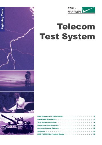 Telecom Test System - EMC Partner AG