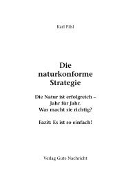 Leseprobe - Die naturkonforme Strategie