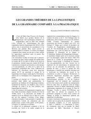 les grandes thÃ©ories de la linguistique de la grammaire comparÃ©e Ã  ...