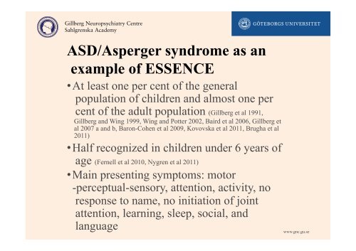 Asperger â Syndrome And ESSENCE