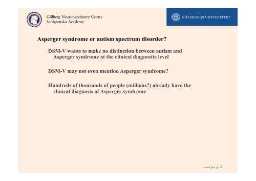 Asperger â Syndrome And ESSENCE