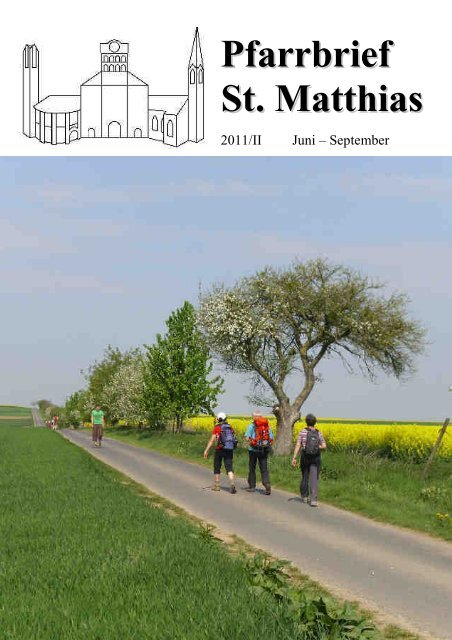 Pfarrbrief 2011_2 - St. Matthias