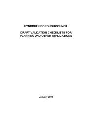 Draft validation checklist - Hyndburn Borough Council
