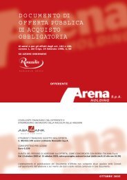 PDF Document (1,6 Mb) - Gruppo Arena