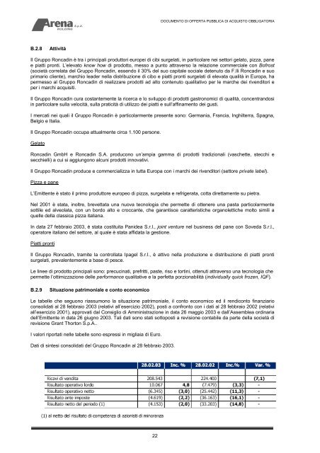 PDF Document (1,6 Mb) - Gruppo Arena