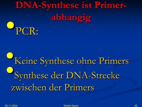 DNA synthese