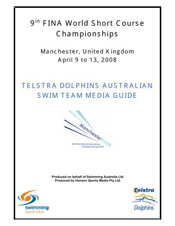 2008 World Short Course Championships - Hanson Sport Media