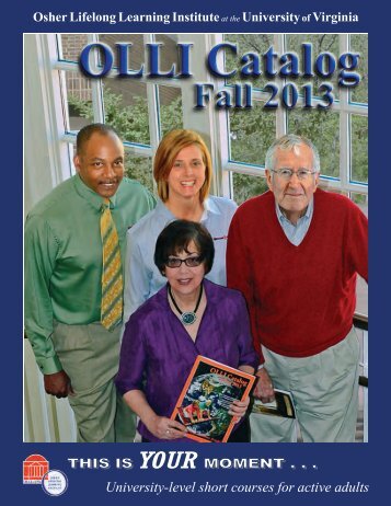 Fall 2013 Catalog - SHANTI Pages - University of Virginia