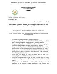 Prakas No 996 On Provision Of Incentives To Ministry Of Land