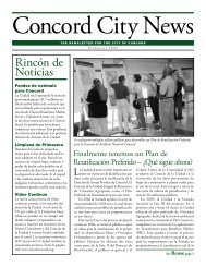 RincÃ³n de Noticias - City of Concord