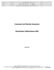 Waterdown BIA Commercial Market Analysis - Hamilton Economic ...