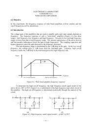 Wideband Amplifiers