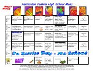 Hunterdon Central High School Menu - Hunterdon Central Regional ...