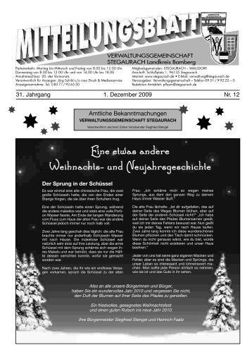 Dezember 2009 - Verwaltungsgemeinschaft Stegaurach