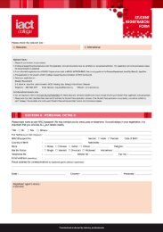 111207 registration form_A4 - IACT College