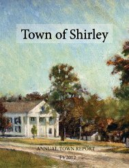 Town of Shirley - Shirley, MA