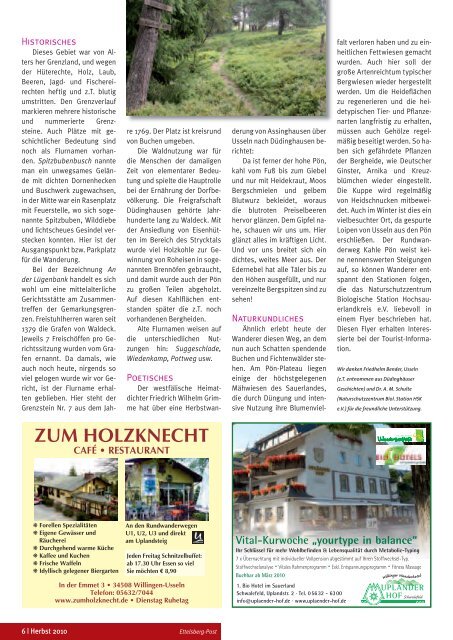 Ausgabe Herbst 2010 als PDF - Willingen