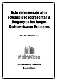 Acto - Junta Departamental de Montevideo