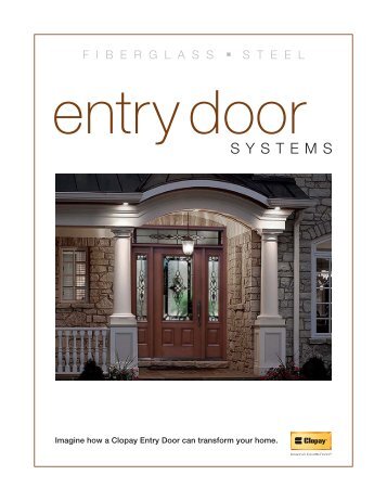 entry door idea brochure - Clopay