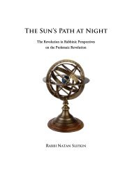 The Sun's Path at Night - Zoo Torah