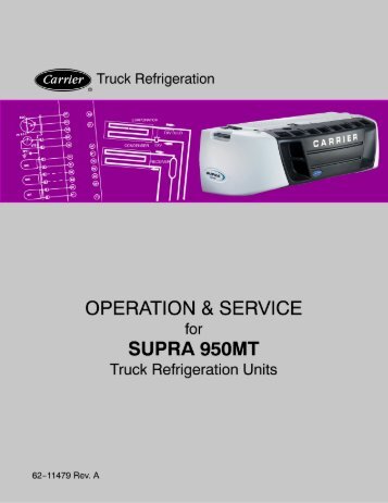 Supra 950MT - Sunbelt Transport Refrigeration