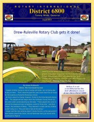 Drew-Ruleville Rotary Club gets it done! - Rotary International ...