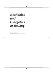 Mechanics and Energetics of Rowing - Hemus