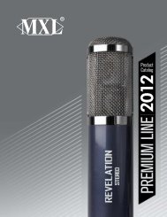 2012 Premium MXL Catalog - RecordingHacks