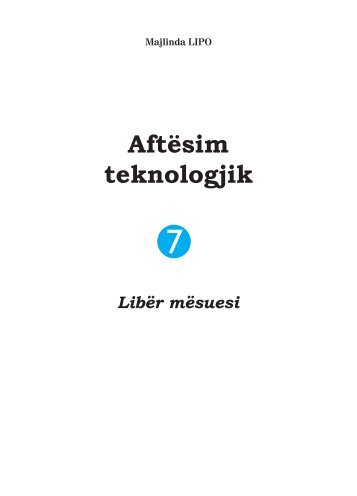 Aftësim teknologjik Libër mësuesi - Erik Botime