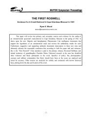 Missouri Crash 1941 - UFO Casebook