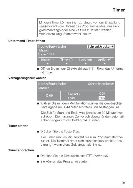 Gebrauchs - Miele Professional