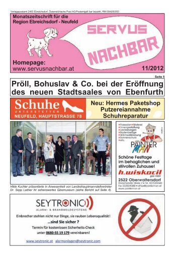 Ausgabe November 2012 - Servus Nachbar