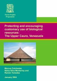 The Upper Caura, Venezuela - Forest Peoples Programme