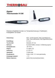 Digital- Thermometer H 036 - Thermobau Wirthwein