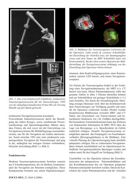 Thema "Navigation und Medizin" - Universität zu Lübeck