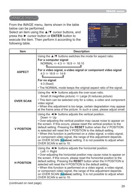 CP-X2511 Users Manual - Hitachi America, Ltd.