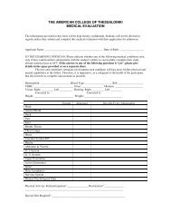 Medical Evaluation Form, signed by your physician (PDF)