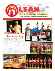 October - November 2009 - Olean City School District
