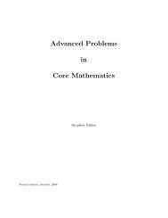 Advanced Problems in Core Mathematics