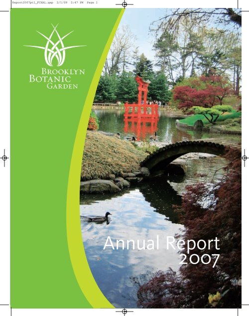 Annual Report 2007 - Brooklyn Botanic Garden