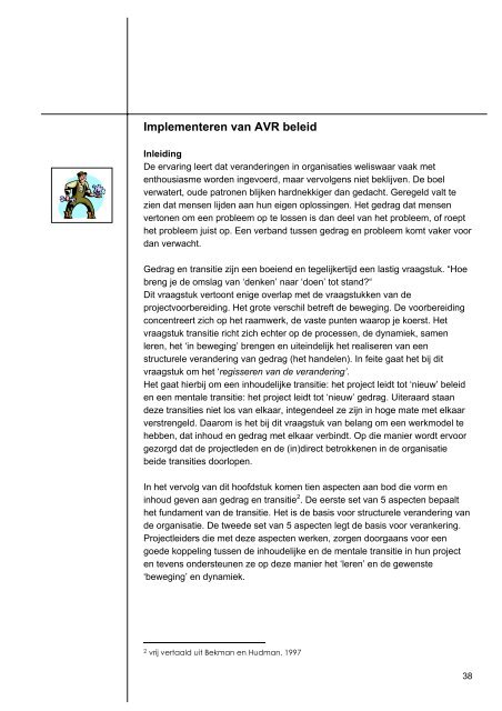 Implementeren van AVR beleid - a+o-vvt