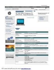 HP G42-364LA Notebook PC (XR127LA ... - Daxicor.com
