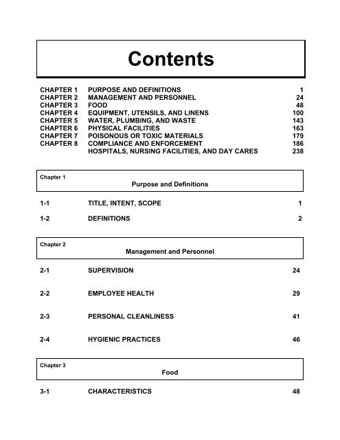 Food Code - St. Louis County