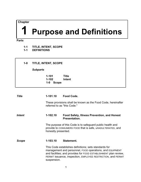 Food Code - St. Louis County