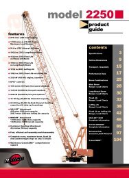 LBC0500.Manitowoc M2250 w MAX-ER 2000 (500 T ... - B & G Crane